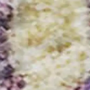 Photo of Purple And Gold Abstract Washable Area Rug With UV Protection