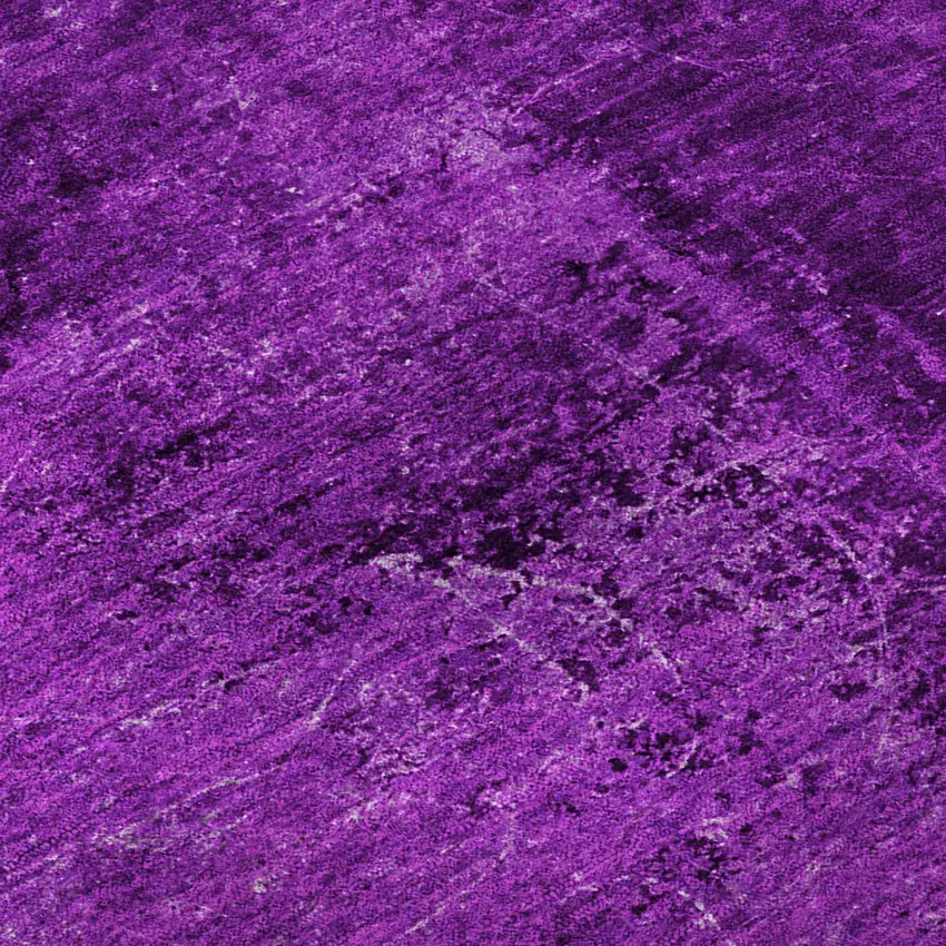 Purple And Gray Abstract Washable Area Rug With UV Protection Photo 9
