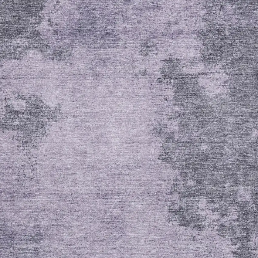 Purple And Gray Abstract Washable Indoor Outdoor Area Rug Photo 3