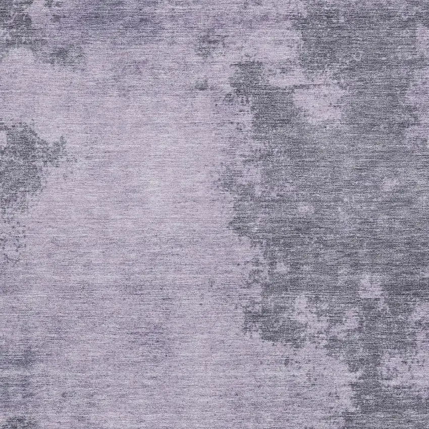 Purple And Gray Abstract Washable Indoor Outdoor Area Rug Photo 3