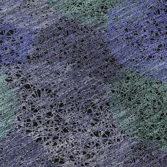 Purple And Green Abstract Washable Area Rug With UV Protection Photo 1