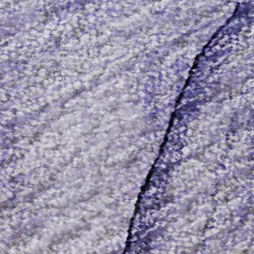 Purple And Ivory Abstract Washable Area Rug With UV Protection Photo 5