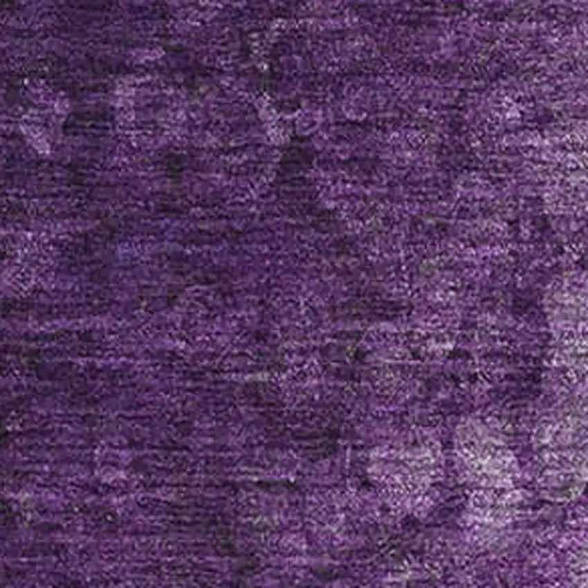 Purple And Ivory Abstract Washable Area Rug With UV Protection Photo 3