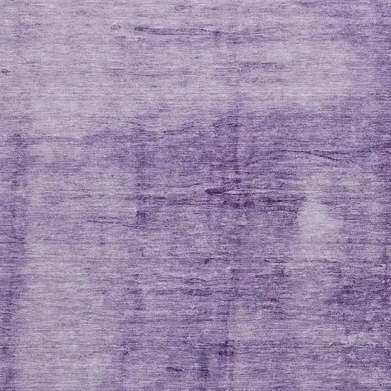 Purple And Ivory Abstract Washable Indoor Outdoor Area Rug Photo 3