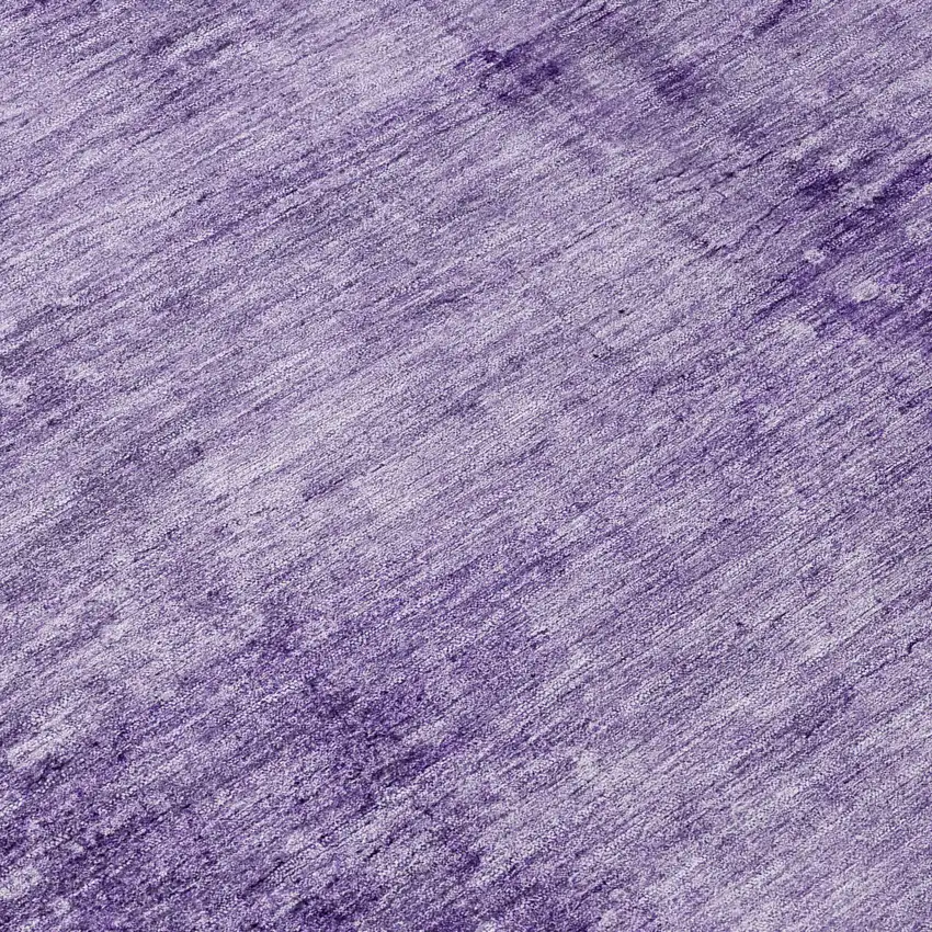 Purple And Ivory Abstract Washable Indoor Outdoor Area Rug Photo 8
