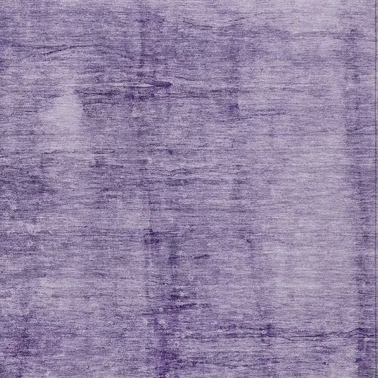 Purple And Ivory Abstract Washable Indoor Outdoor Area Rug Photo 6