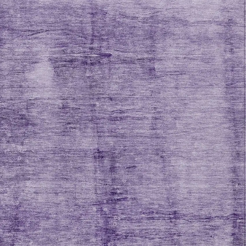 Purple And Ivory Abstract Washable Indoor Outdoor Area Rug Photo 6