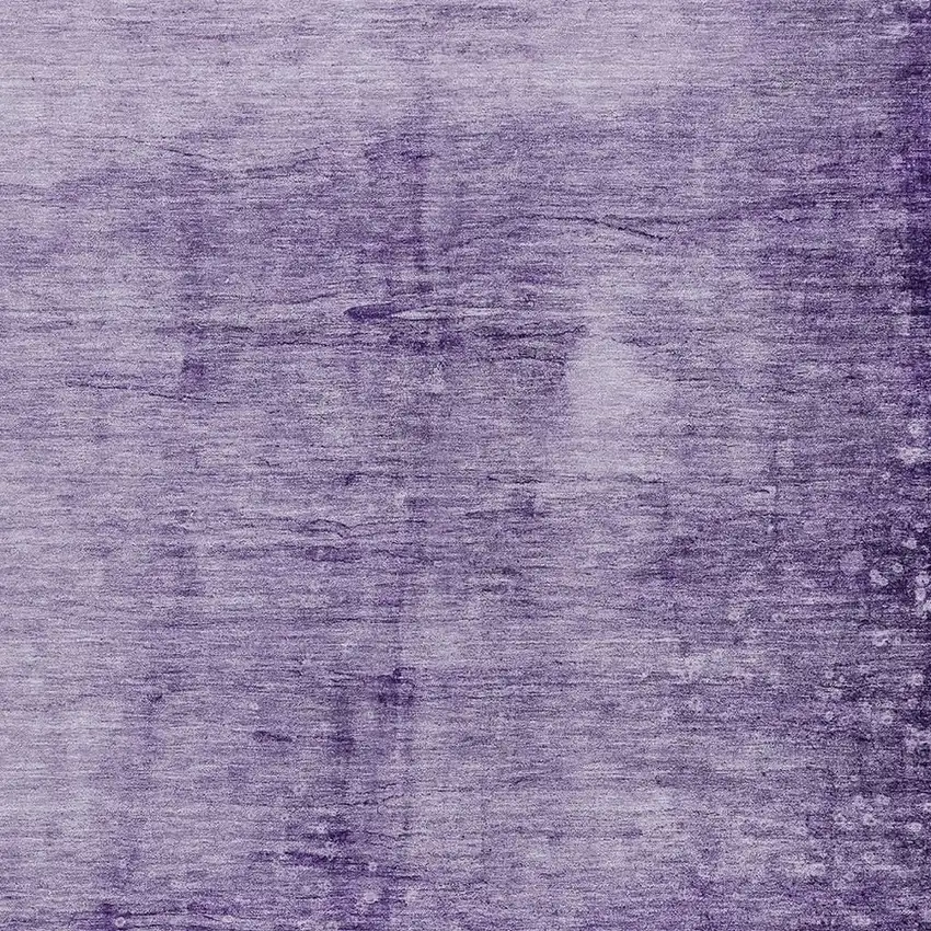 Purple And Ivory Abstract Washable Indoor Outdoor Area Rug Photo 3