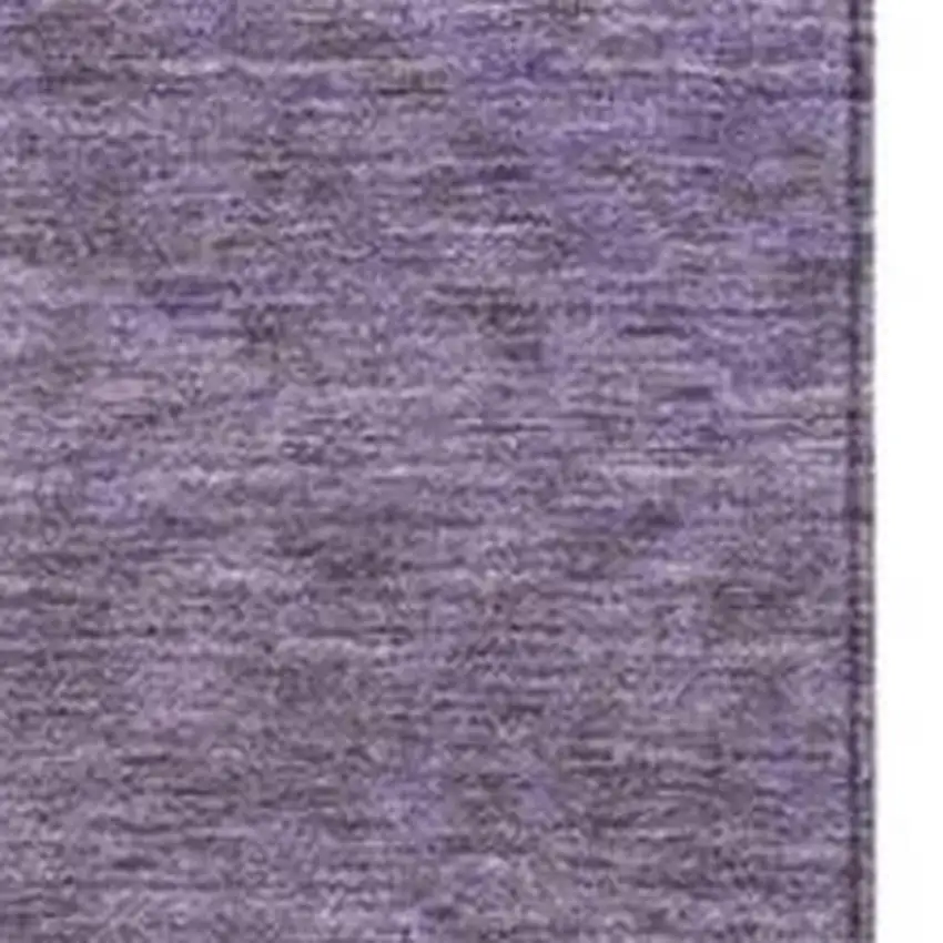 Purple And Ivory Damask Washable Indoor Outdoor Area Rug Photo 3