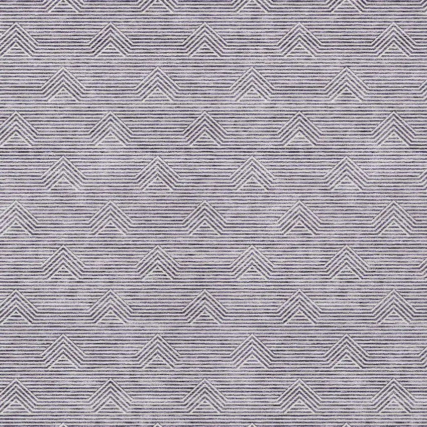 Purple And Ivory Geometric Washable Indoor Outdoor Area Rug Photo 6
