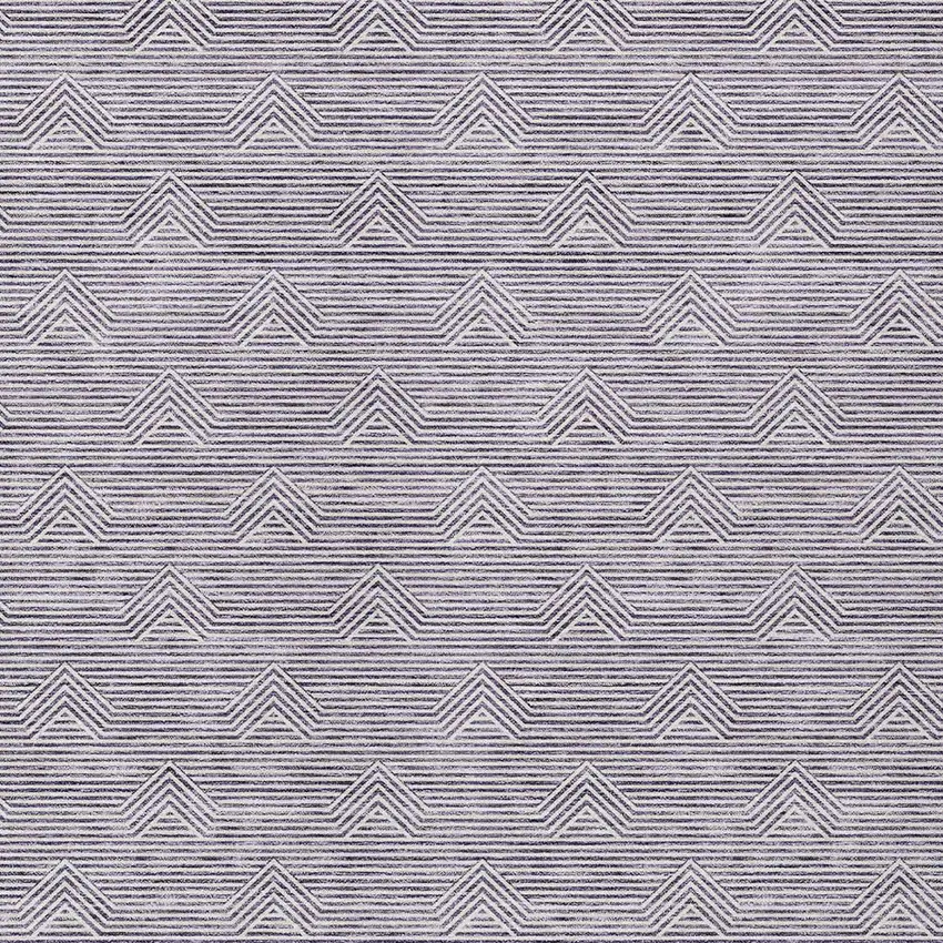 Purple And Ivory Geometric Washable Indoor Outdoor Area Rug Photo 6