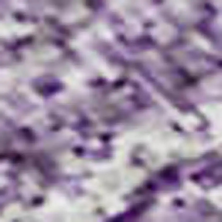 Purple And Ivory Ombre Washable Area Rug With UV Protection Photo 2