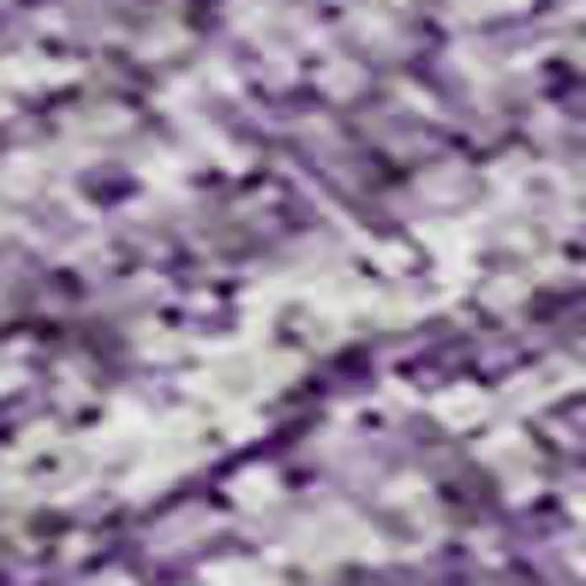 Purple And Ivory Ombre Washable Area Rug With UV Protection Photo 3