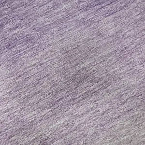 Photo of Purple And Ivory Ombre Washable Area Rug With UV Protection
