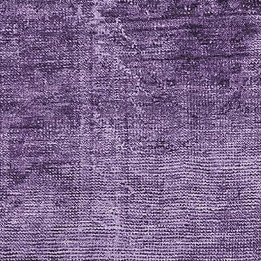 Purple And Ivory Oriental Washable Area Rug With UV Protection Photo 3