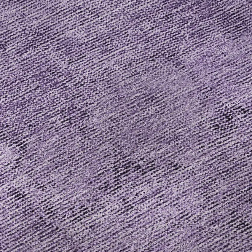 Purple And Ivory Oriental Washable Area Rug With UV Protection Photo 9