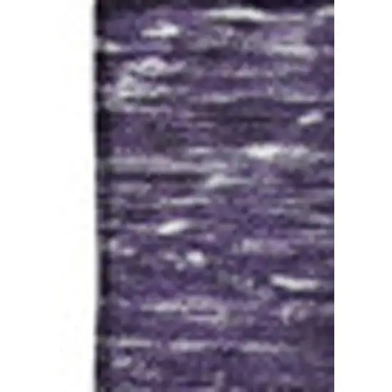 Purple And Ivory Patchwork Washable Area Rug With UV Protection Photo 3