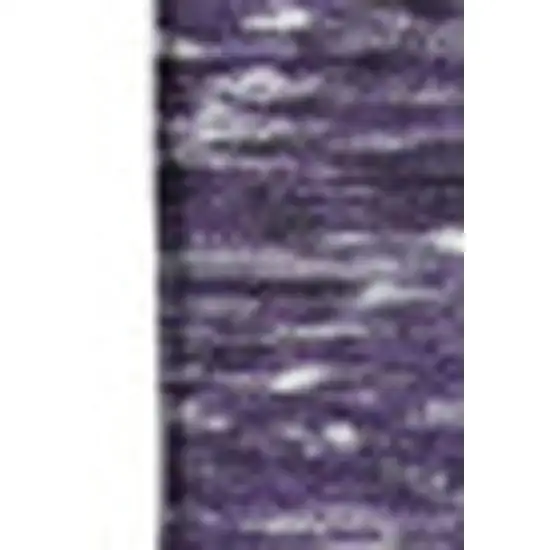 Purple And Ivory Patchwork Washable Area Rug With UV Protection Photo 3