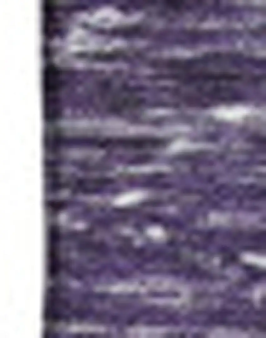 Purple And Ivory Patchwork Washable Area Rug With UV Protection Photo 3