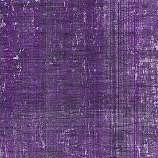 Purple And Ivory Striped Washable Area Rug With UV Protection Photo 3