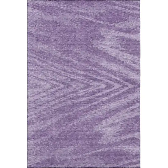 Purple And Lavender Abstract Washable Area Rug With UV Protection Photo 4