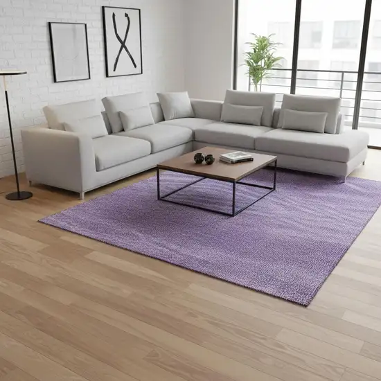 Purple And Lavender Abstract Washable Area Rug With UV Protection Photo 2