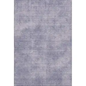 Photo of Purple And Lavender Abstract Washable Area Rug With UV Protection
