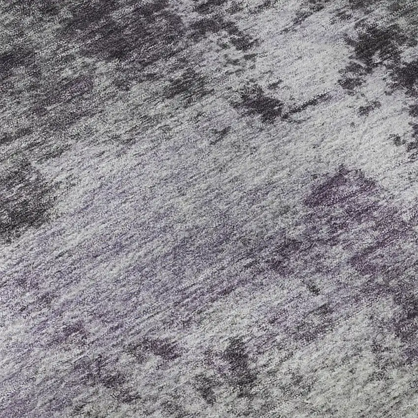 Purple And Lavender Abstract Washable Area Rug With UV Protection Photo 8