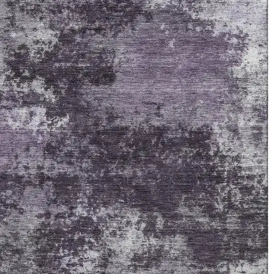 Purple And Lavender Abstract Washable Area Rug With UV Protection Photo 4