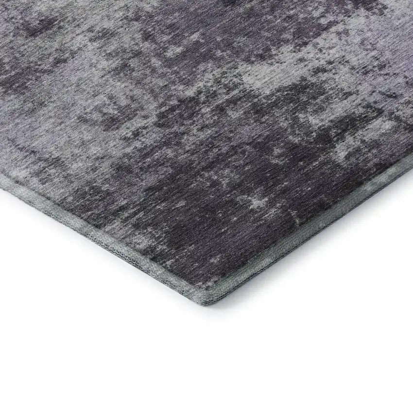 Purple And Lavender Abstract Washable Area Rug With UV Protection Photo 7