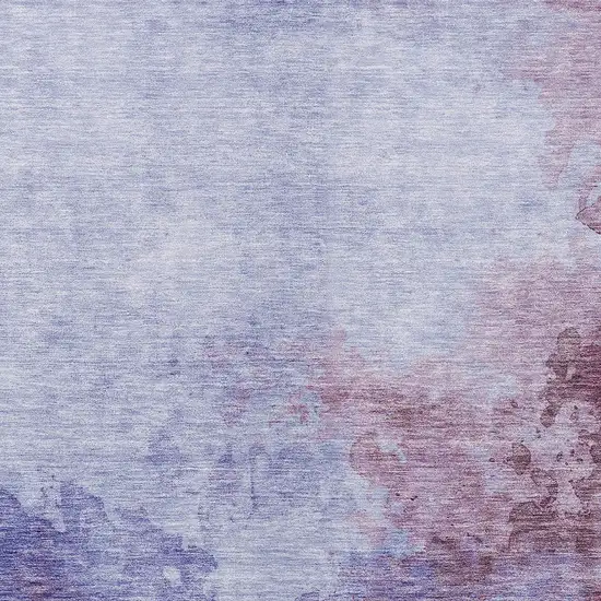 Purple And Lavender Abstract Washable Indoor Outdoor Area Rug Photo 5