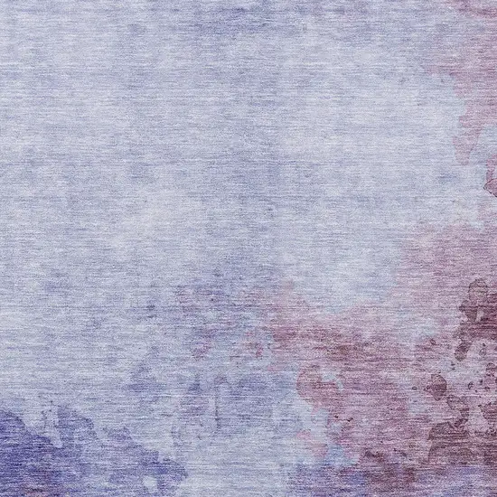Purple And Lavender Abstract Washable Indoor Outdoor Area Rug Photo 5