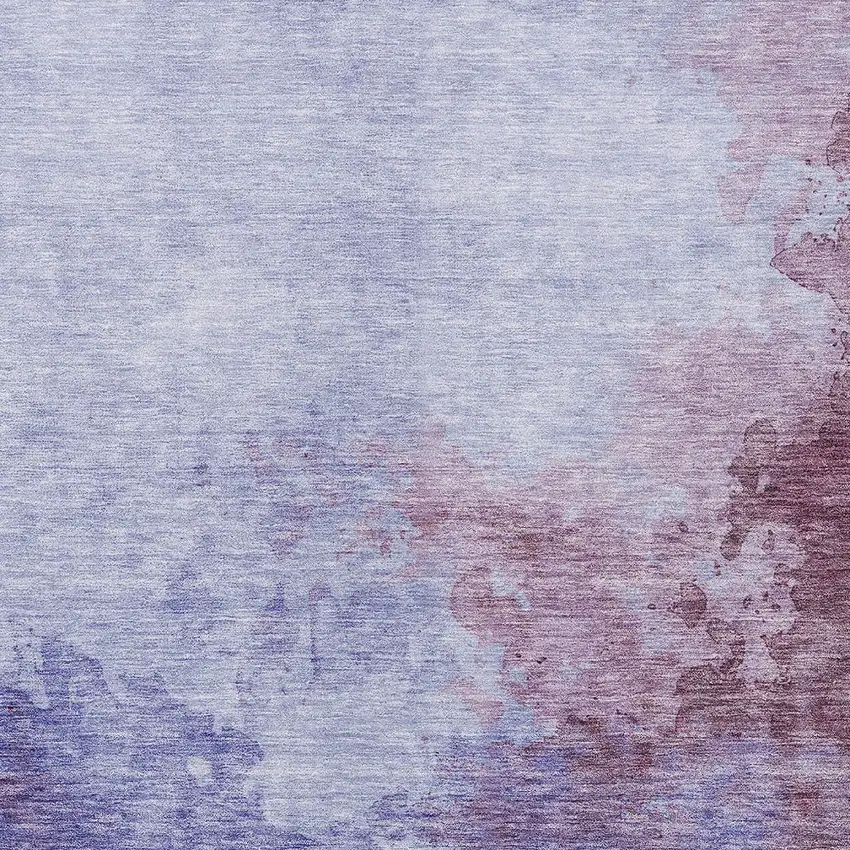 Purple And Lavender Abstract Washable Indoor Outdoor Area Rug Photo 5