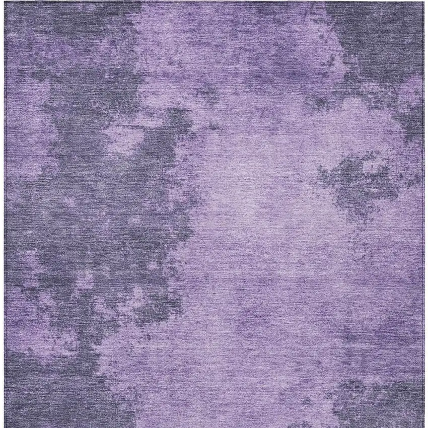 Purple And Lavender Abstract Washable Indoor Outdoor Area Rug Photo 4
