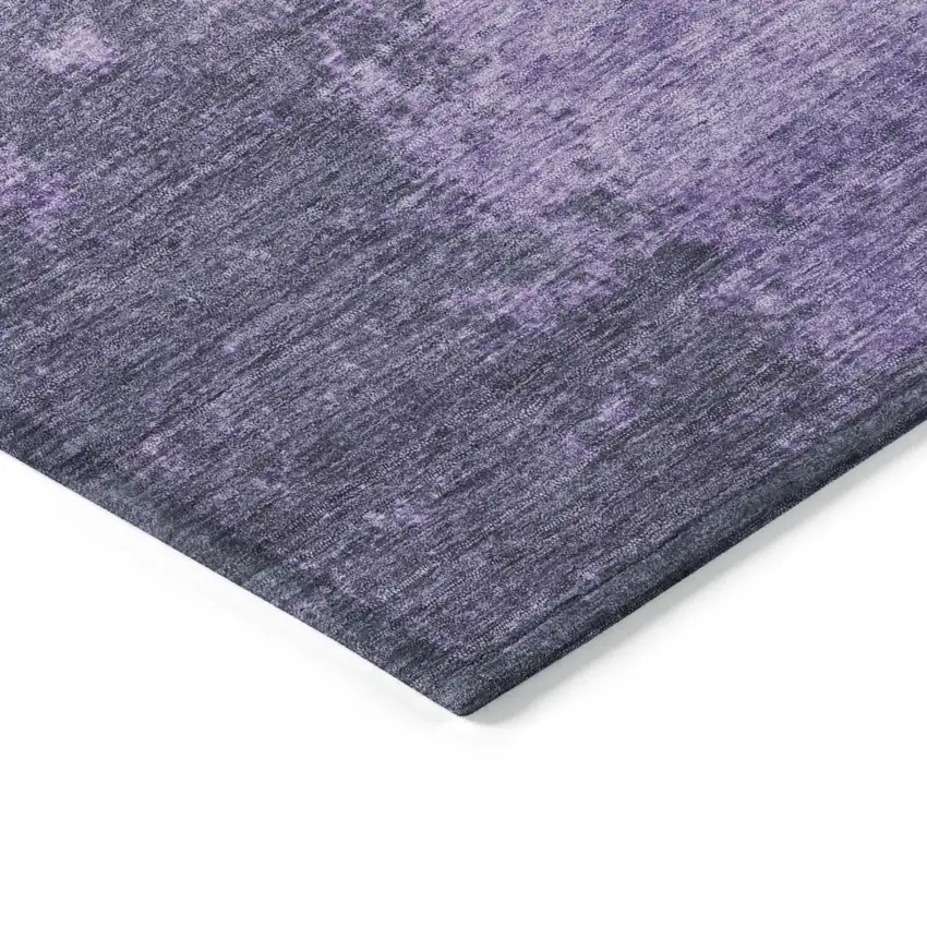 Purple And Lavender Abstract Washable Indoor Outdoor Area Rug Photo 9
