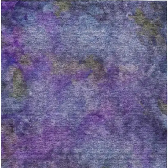 Purple And Lavender Abstract Washable Indoor Outdoor Area Rug Photo 7