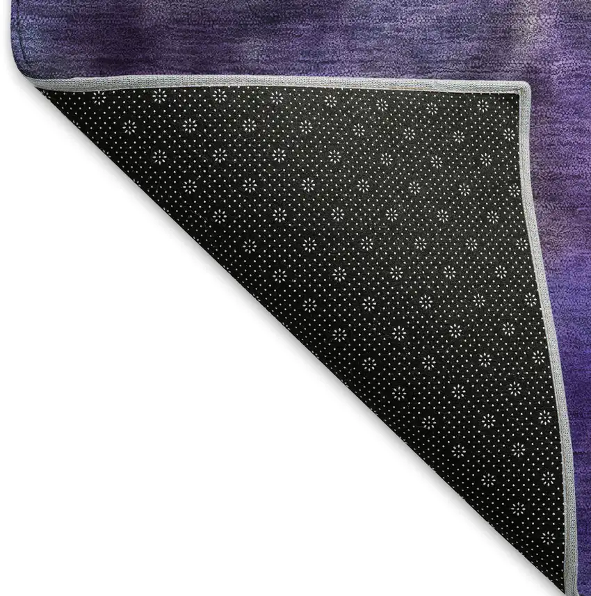 Purple And Lavender Abstract Washable Indoor Outdoor Area Rug Photo 5
