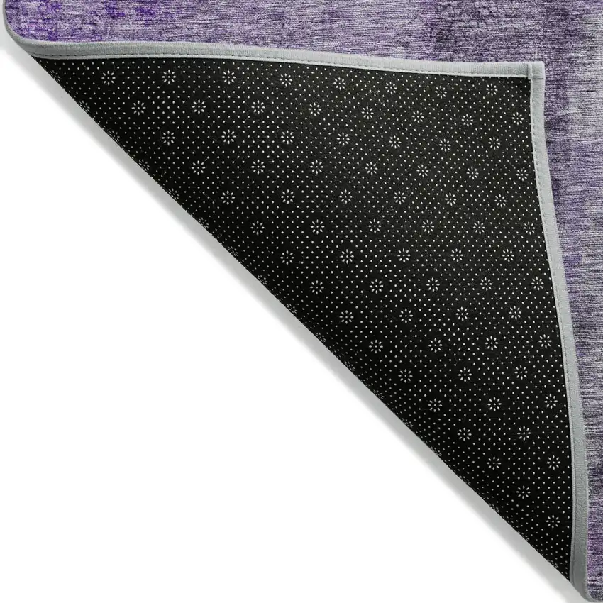 Purple And Lavender Abstract Washable Indoor Outdoor Area Rug Photo 4