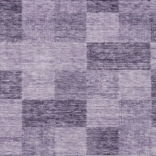 Purple And Lavender Geometric Washable Indoor Outdoor Area Rug Photo 5