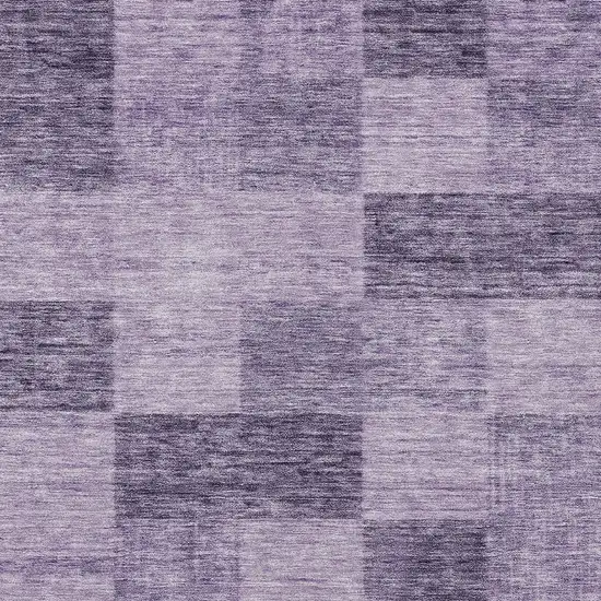 Purple And Lavender Geometric Washable Indoor Outdoor Area Rug Photo 5