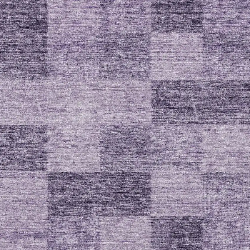 Purple And Lavender Geometric Washable Indoor Outdoor Area Rug Photo 5