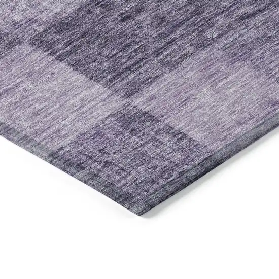 Purple And Lavender Geometric Washable Indoor Outdoor Area Rug Photo 4