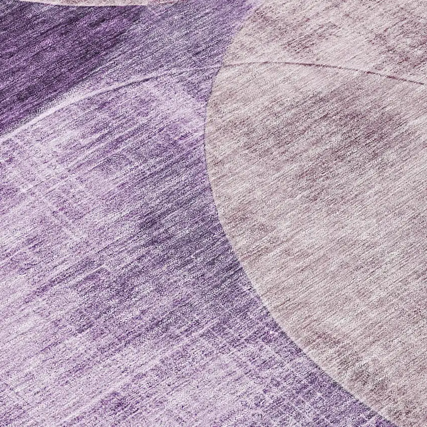 Purple And Lavender Geometric Washable Indoor Outdoor Area Rug Photo 8