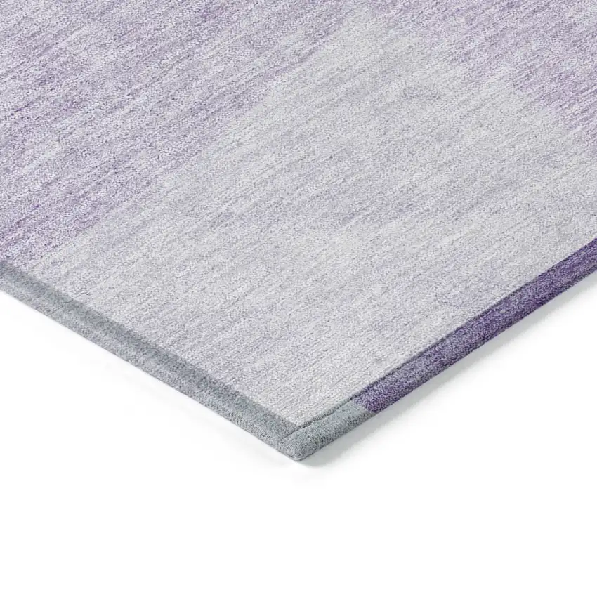Purple And Lavender Geometric Washable Indoor Outdoor Area Rug Photo 5