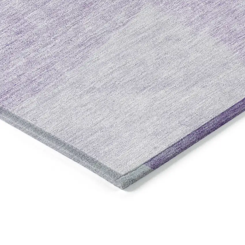 Purple And Lavender Geometric Washable Indoor Outdoor Area Rug Photo 5