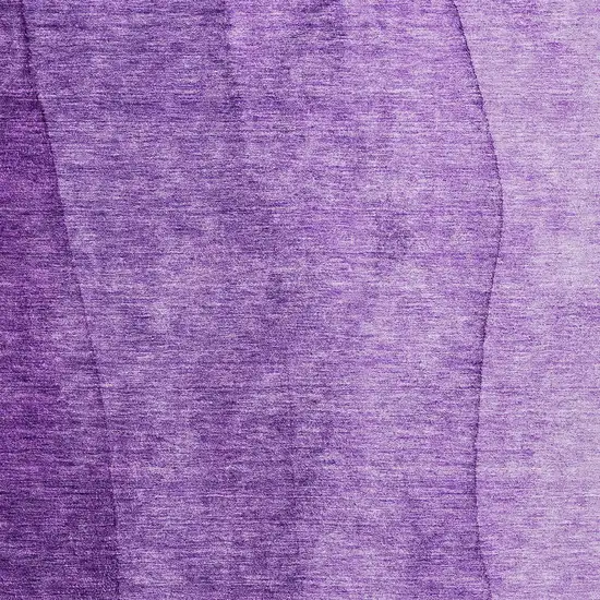 Purple And Lavender Ombre Washable Indoor Outdoor Area Rug Photo 5
