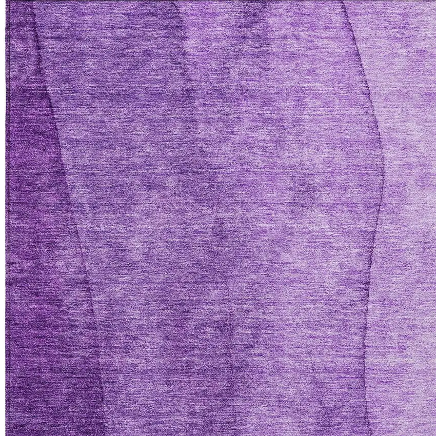 Purple And Lavender Ombre Washable Indoor Outdoor Area Rug Photo 3