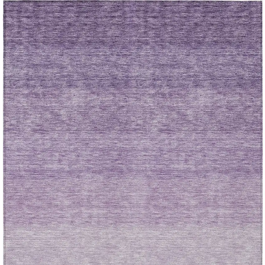 Purple And Lavender Ombre Washable Indoor Outdoor Area Rug Photo 6