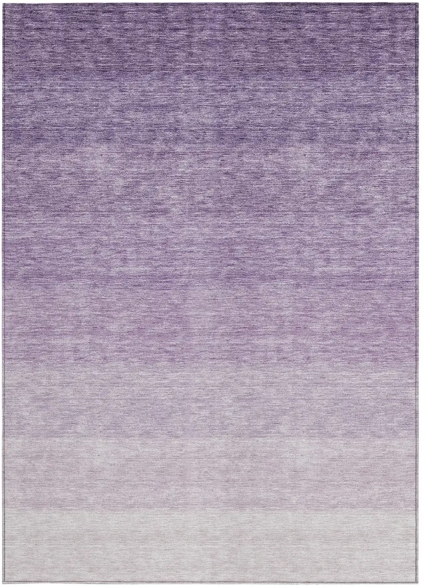 Purple And Lavender Ombre Washable Indoor Outdoor Area Rug Photo 6