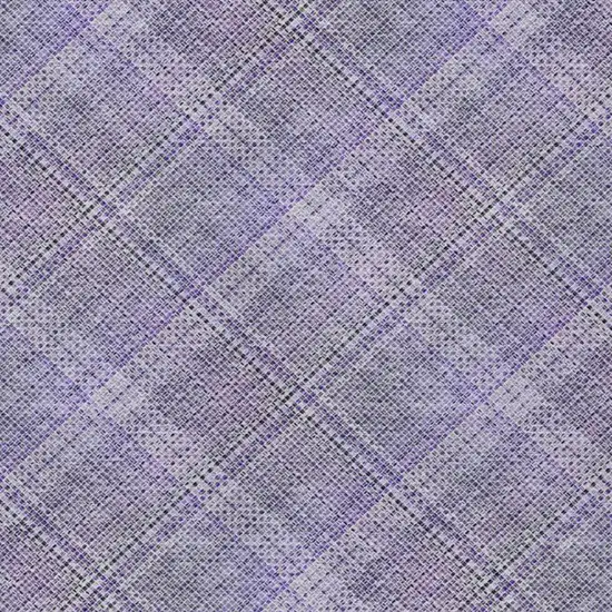 Purple And Lavender Plaid Washable Indoor Outdoor Area Rug Photo 5